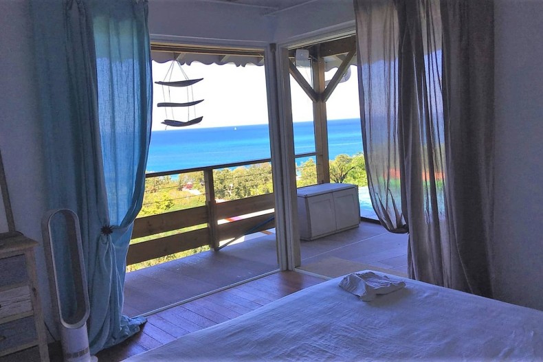 Vue sur mer de la chambre